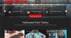 Desktop Screenshot of hallowedpointtattoo.com